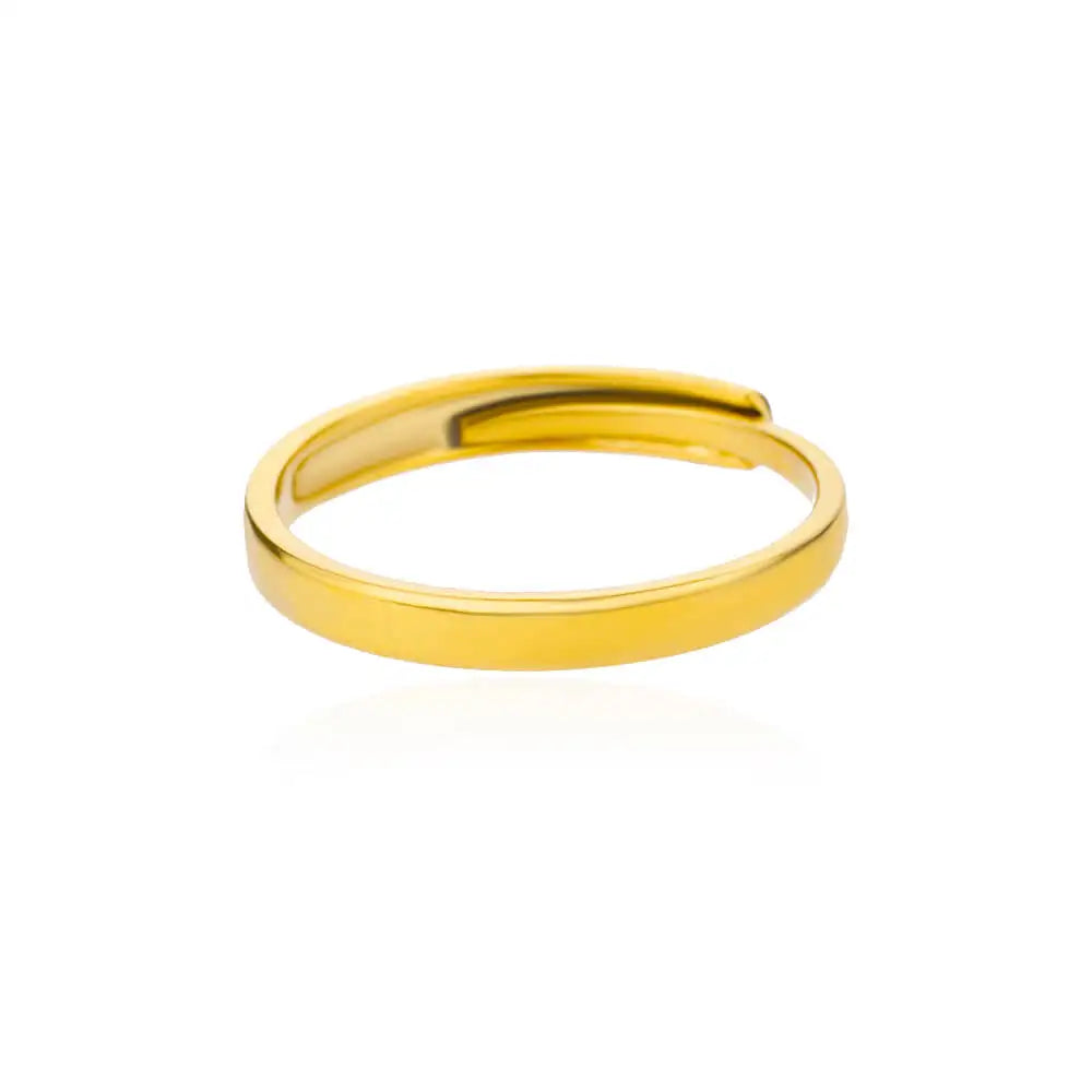 316L Edelstahl Ringe für Frauen Gold Farbe Nie Verblassen Luxus Klassische ringe hochzeit paar ringe Schmuck Kostenloser Versand