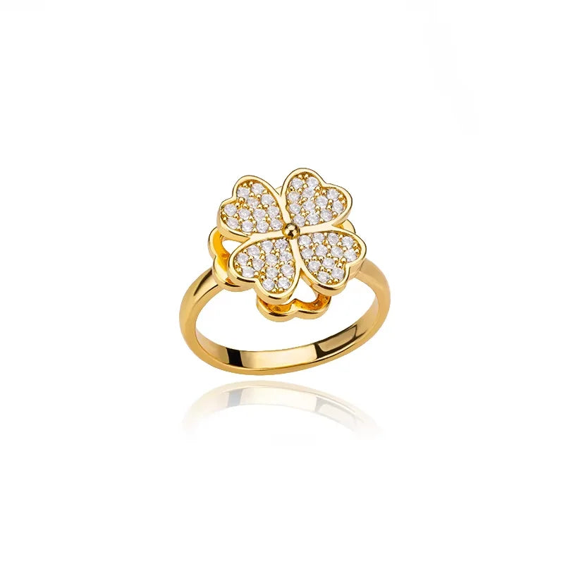 Anti Stress Angst Zappeln Ringe für Frauen Edelstahl Sonnenblume Sonne Stern Spinner Ring Weihnachten Schmuck Geschenke Dropshipping
