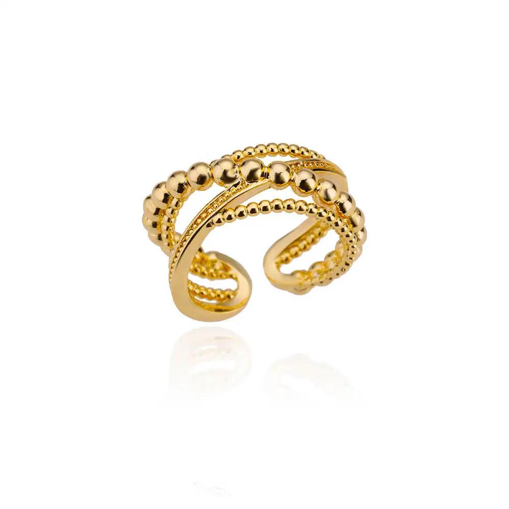 316L Edelstahl Ringe für Frauen Gold Farbe Nie Verblassen Luxus Klassische ringe hochzeit paar ringe Schmuck Kostenloser Versand