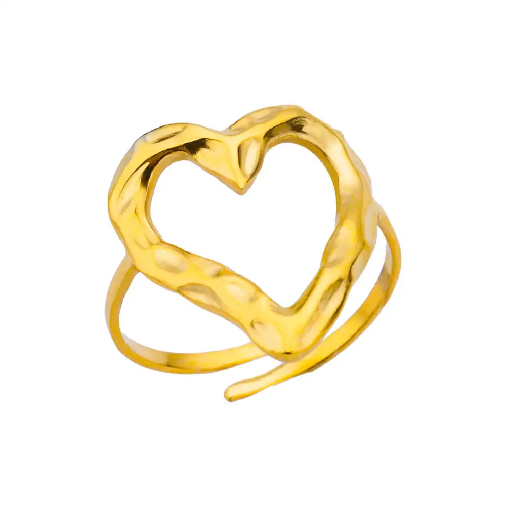 316L Edelstahl Ringe für Frauen Gold Farbe Nie Verblassen Luxus Klassische ringe hochzeit paar ringe Schmuck Kostenloser Versand