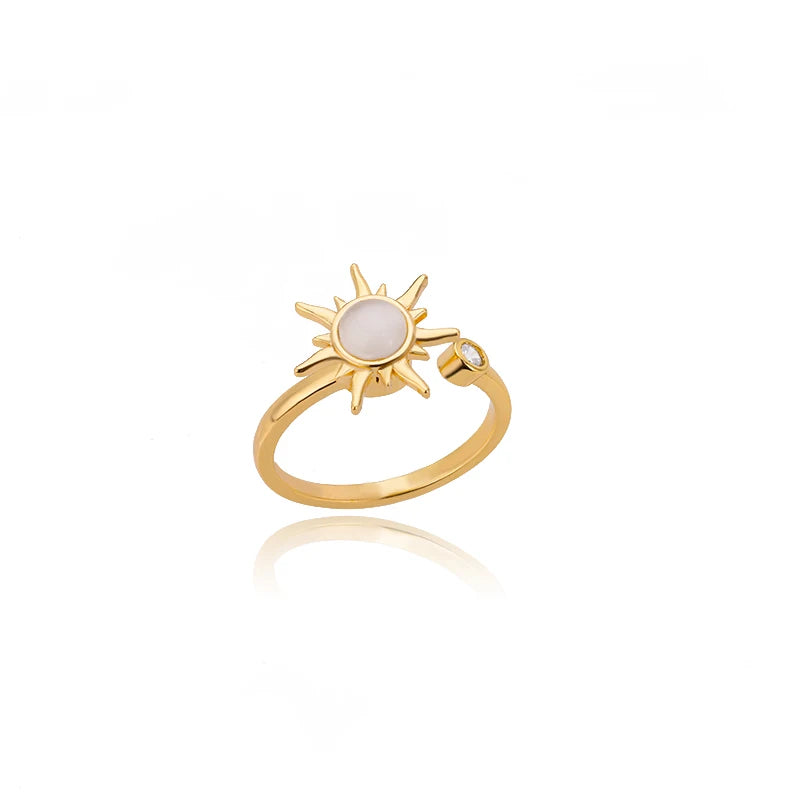 316L Edelstahl Ringe für Frauen Gold Farbe Nie Verblassen Luxus Klassische ringe hochzeit paar ringe Schmuck Kostenloser Versand