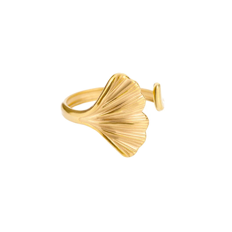 316L Edelstahl Ringe für Frauen Gold Farbe Nie Verblassen Luxus Klassische ringe hochzeit paar ringe Schmuck Kostenloser Versand