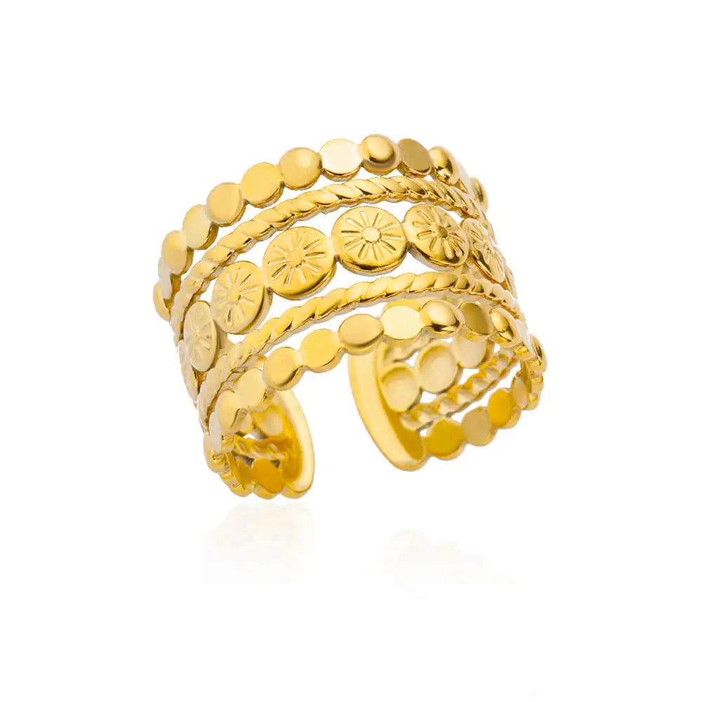 316L Edelstahl Ringe für Frauen Gold Farbe Nie Verblassen Luxus Klassische ringe hochzeit paar ringe Schmuck Kostenloser Versand