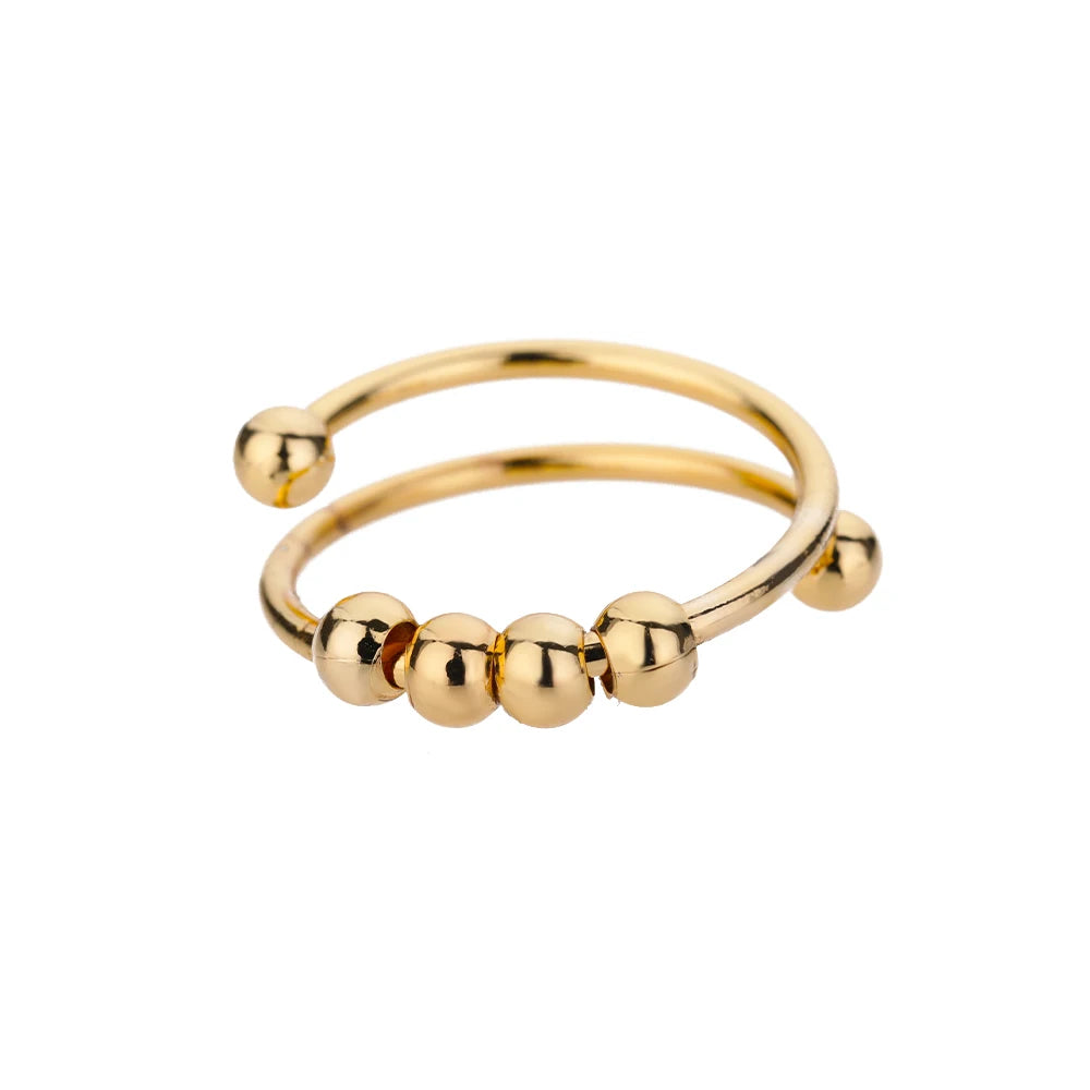 316L Edelstahl Ringe für Frauen Gold Farbe Nie Verblassen Luxus Klassische ringe hochzeit paar ringe Schmuck Kostenloser Versand