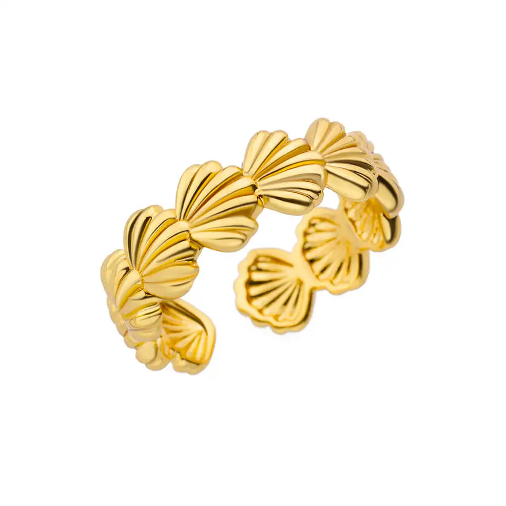 316L Edelstahl Ringe für Frauen Gold Farbe Nie Verblassen Luxus Klassische ringe hochzeit paar ringe Schmuck Kostenloser Versand