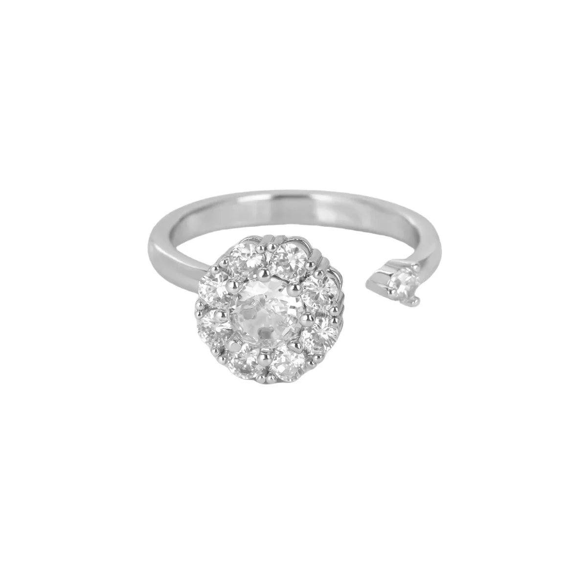 Anti Stress Angst Zappeln Ringe für Frauen Edelstahl Sonnenblume Sonne Stern Spinner Ring Weihnachten Schmuck Geschenke Dropshipping